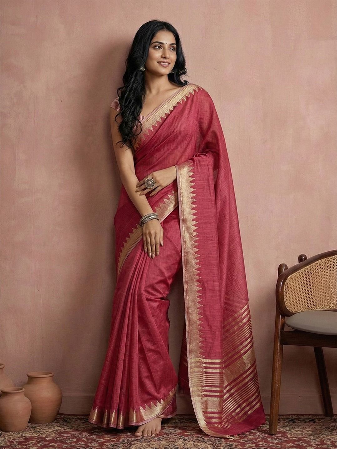 Astita Urban Loom Vol 2 Cotton Saree Zari